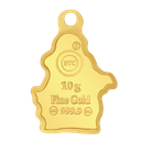 24k " ام خماس  " Yellow Gold Ingot - 10g 