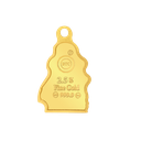24k " أم علاي  " Yellow Gold Ingot Wearable- 2.5g