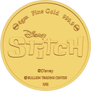 24k " Angel " Yellow Gold Coin - 4gg