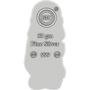  أم سعيد -Ingot Silver 50g 