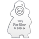 أم سلوم  -Ingot Silver 100g