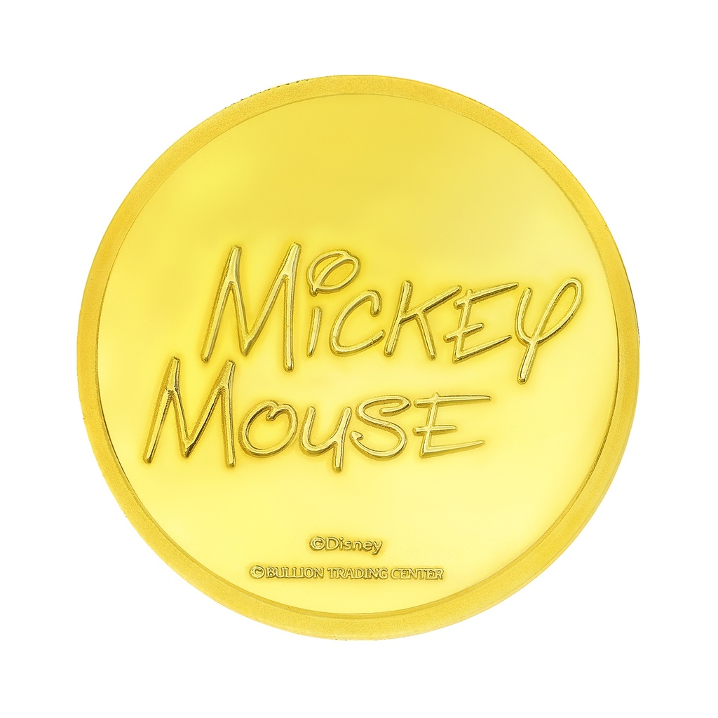 24k " Disney - Mickey Mouse " Yellow Gold Coin - 2g