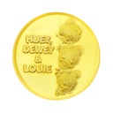 24k " Disney - Huey, Dewey, and Louie" Yellow Gold Coin - 2g