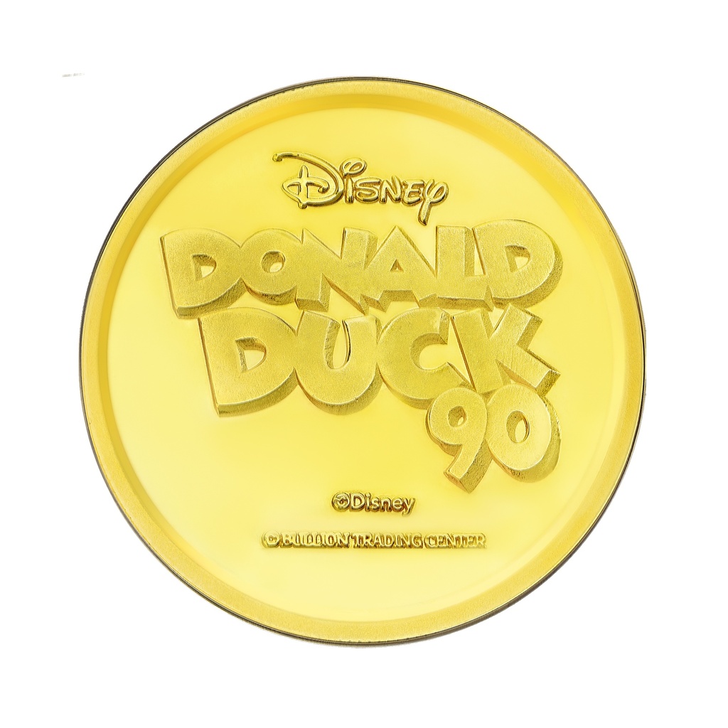 24k " Disney - Uncle Scrooge" Yellow Gold Coin - 4g
