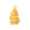 24k " أم سلوم" Yellow Gold Ingot Wearable- 2.5g 