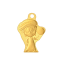 24k " عبود " Yellow Gold Ingot Wearable- 2.5g  